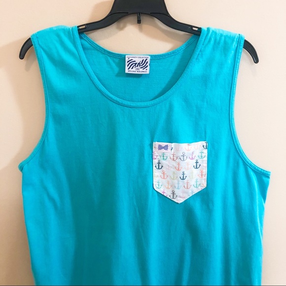 Fraternity Collection tank top - size medium - anchor design - Picture 2 of 4